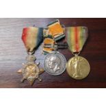 WW1 3 Medal Group for 1160 OVR. A Tanner RRFA with Ribbons