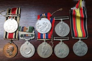Collection of WWII Defence and other medals on Ribbons