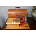 Grain Oak cased Childs Sewing machine