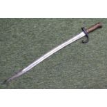 French Chassepot Sword Bayonet marked 1872. 70cm in Length