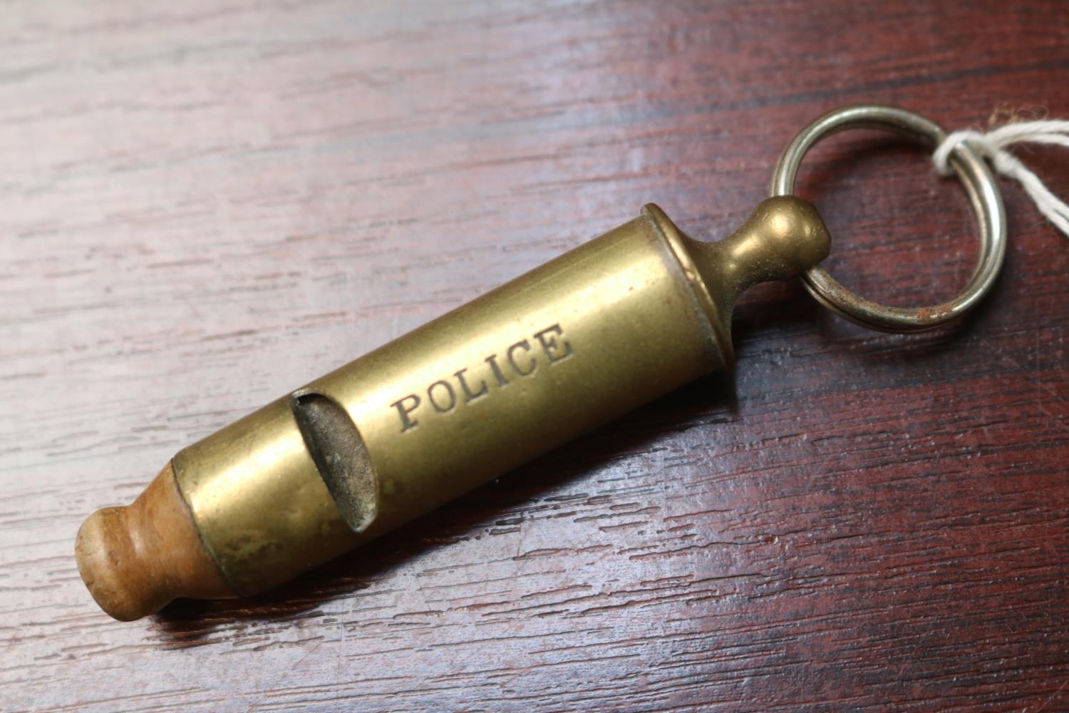 Antique Brass Police Whistle