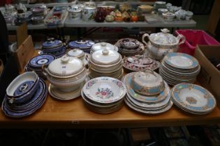 Extensive collection of English Dinnerware to include Spode, Coalport, Minton, Worcester, Ridgway