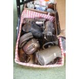 2 Boxes of assorted Silver plated Tableware to include Teapots, Dishes etc