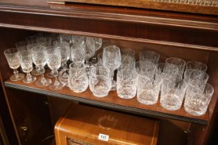 Collection of Thomas Webb and other Crystal and bygones