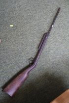 Haenel Vintage Spring Loaded Air Rifle with walnut stock