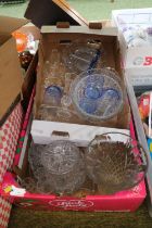 Box of assorted Good quality Crystal and other glassware