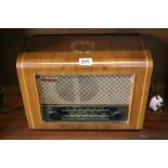 Walnut cased Pye Radio