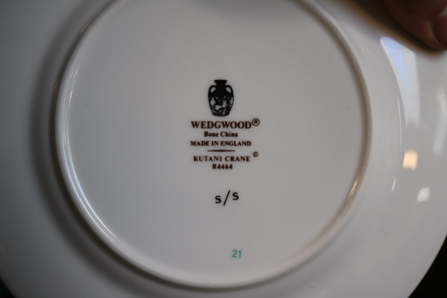 Wedgwood Kutani Crane pattern Transfer printed part dinner set - Image 2 of 2