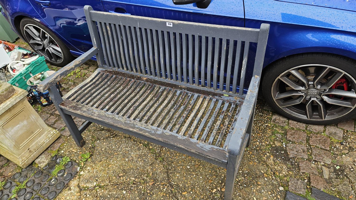 Wooden slatted Garden Bench