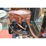 Pair of Cased Carl Zeiss Jena Diensglass Binoculars