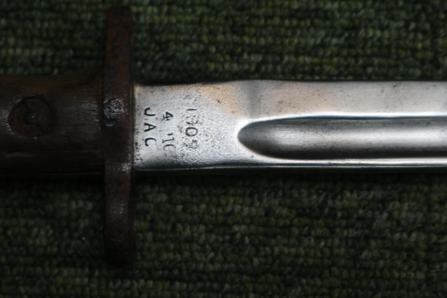 1909 Pattern Bayonet marked JAC 1909 with Military arrow marks. 55cm in Length - Bild 3 aus 3