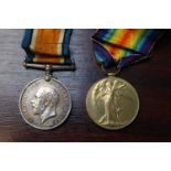 WW1 Medal Group for M-301106 PTE J W Saunders ASC with Ribbons