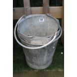 3 Galvanised Buckets