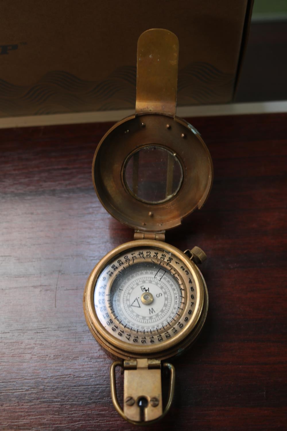 T G Co Ltd of Lodnon Mk III 1941 Brass Field Compass