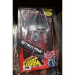 Transformers super cyborg Optimus Prime Clear New in Box Sealed