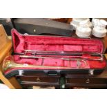Cased Trombone by Yamaha in fitted case