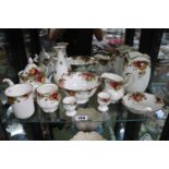 Collection of Royal Albert Old Country Roses Tea and tableware