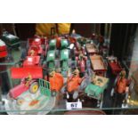 Collection of Dinky Farm Vehicles to include Bulldozers, Fork lift etc (11)