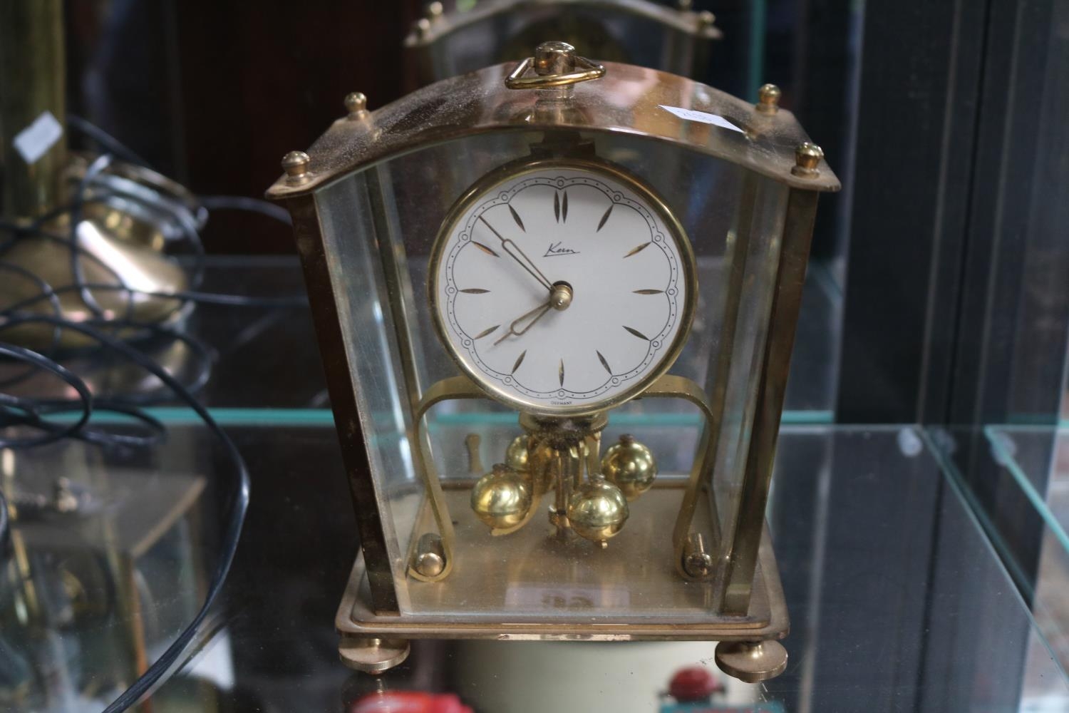 Kern of Germany Brass Cased Anniversary clock
