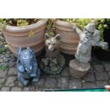 Collection of Concrete Garden figures