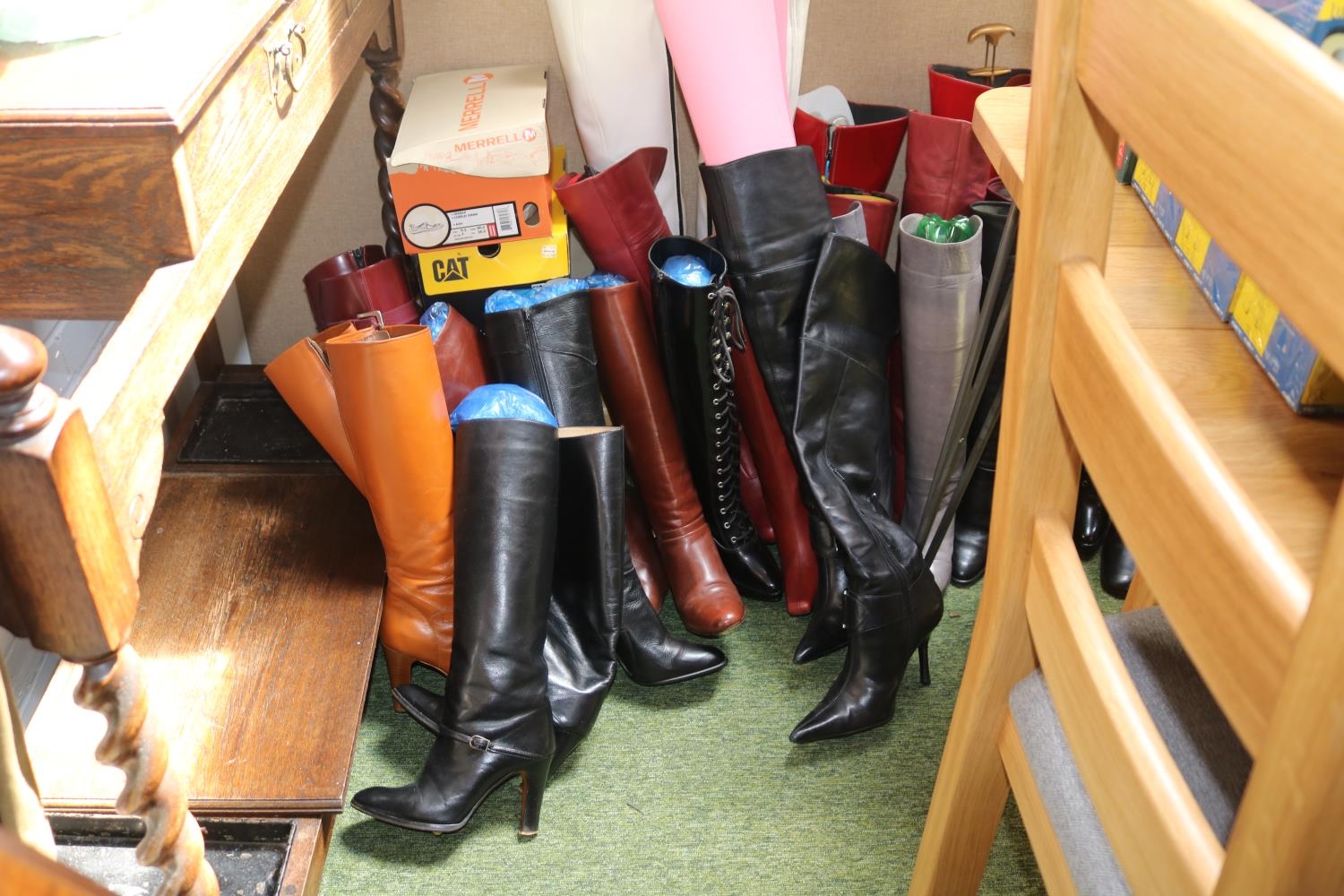 Large Collection of Ladies Thigh High Boots