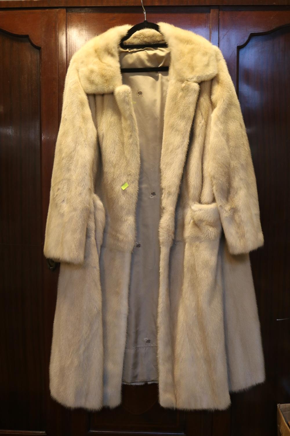 Mink Fur Coat in Beige