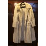 Mink Fur Coat in Beige