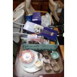 2 Boxes of assorted Glassware and ceramics