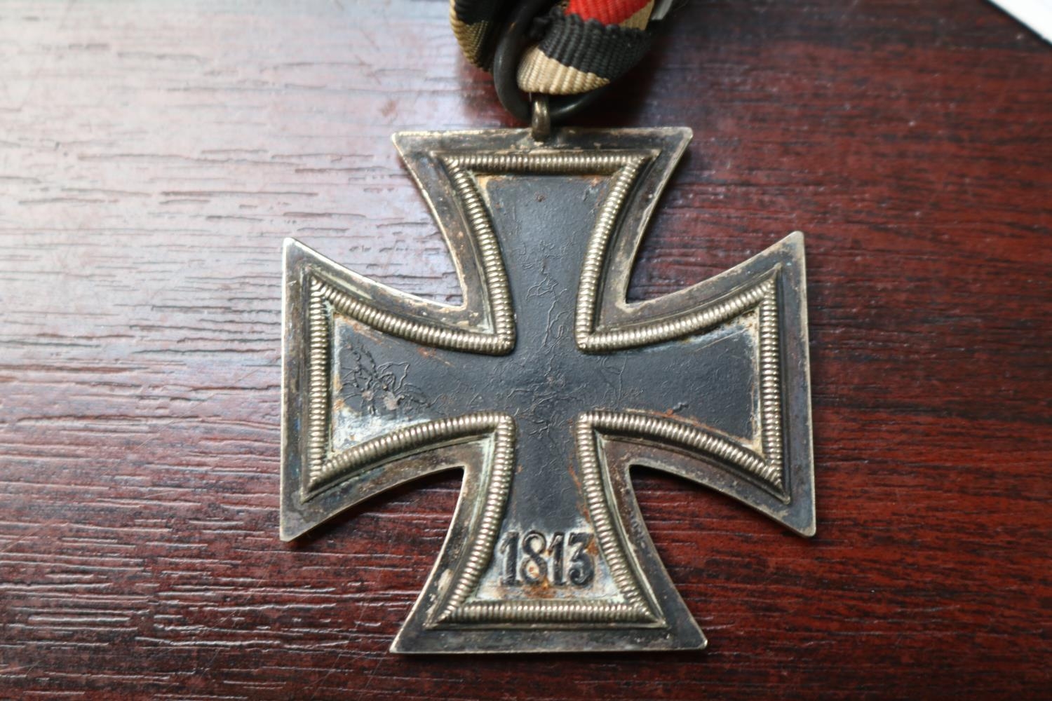 German Iron Cross 1935 with Ribbon - Image 2 of 2