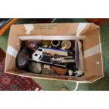 Box of assorted Bygones and collectables