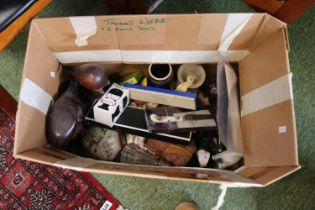 Box of assorted Bygones and collectables