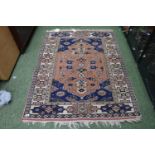 Cream ground Rug 170cm in Length