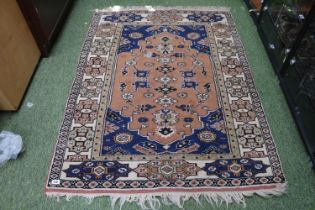 Cream ground Rug 170cm in Length