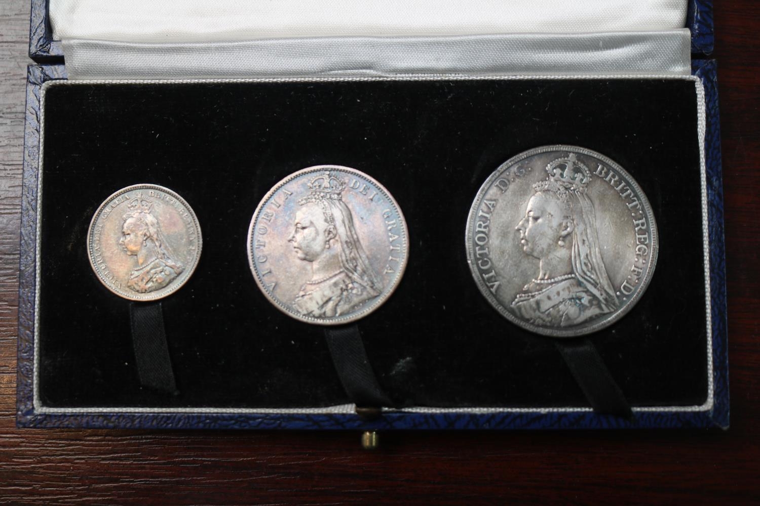 Cased 1887 Jubilee Silver Coin Set in fitted case