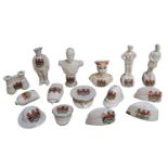 Collection of Cambridge Military Crested China to include Tommy Atkins by Iceni, George V by Swan