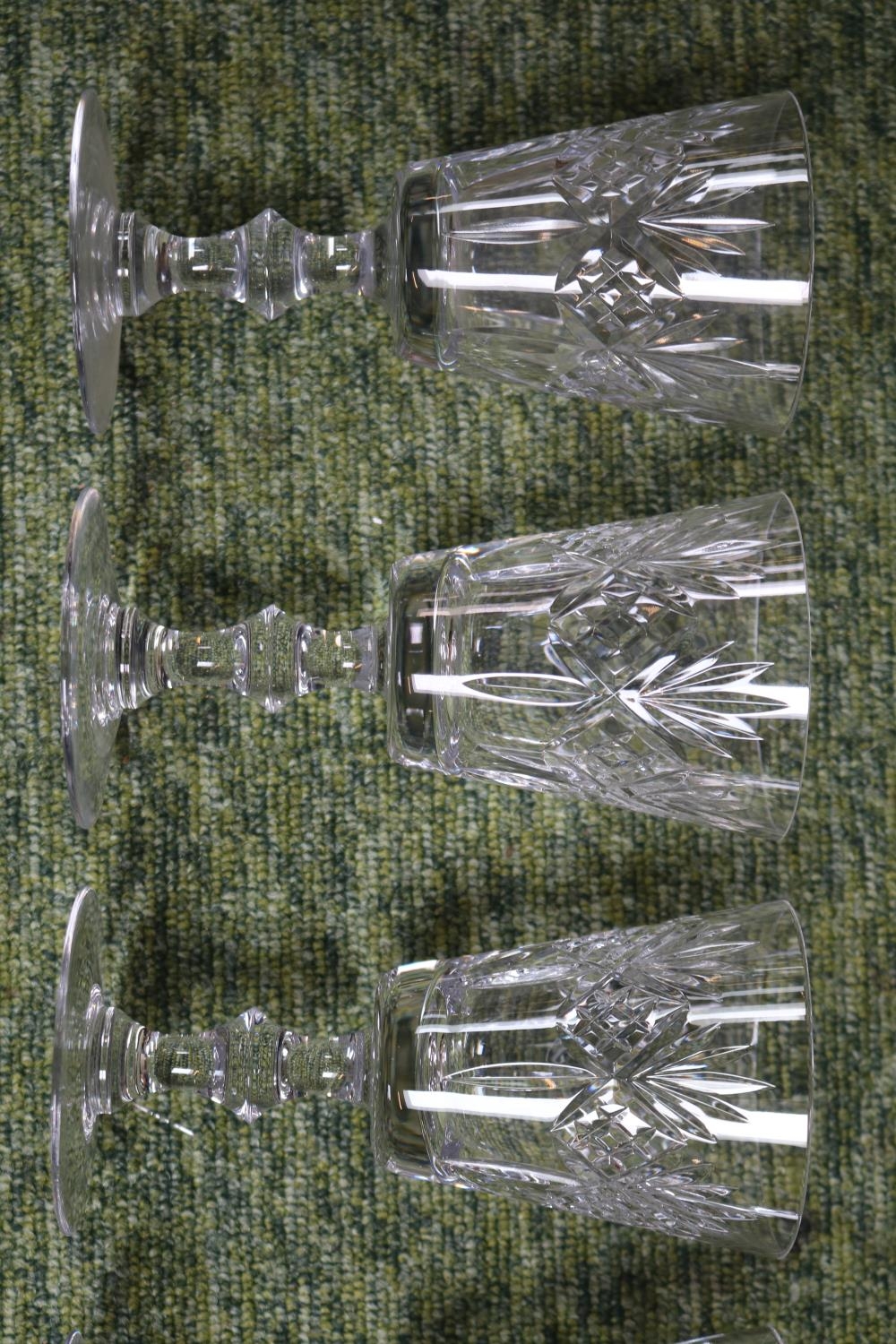 Collection of Edinburgh International Crystal Embassy Pattern to include Spirit Decanter, Wine - Bild 4 aus 5