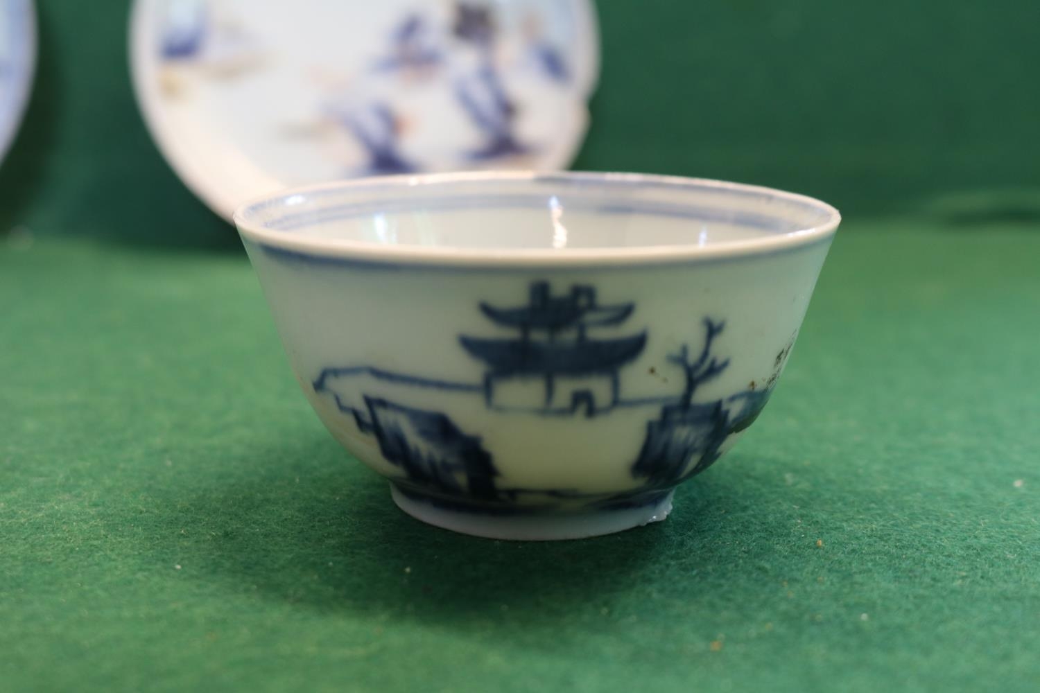 Collection of 18thC Nanking Cargo 1752 Tea bowls and Saucers recovered by Captain Michael Hatcher in - Image 3 of 10