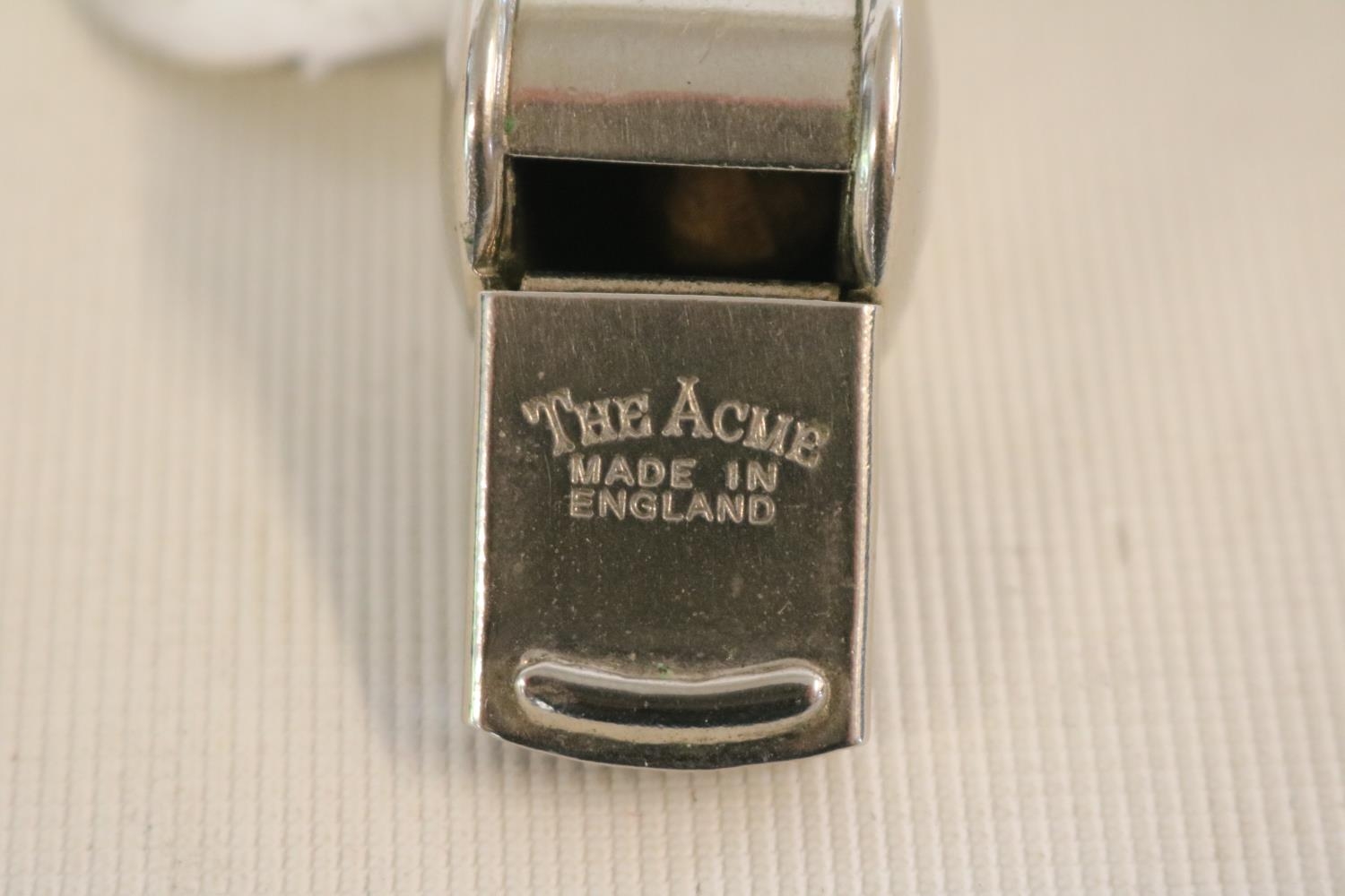 'The Acme' Whistle with Silver Medallion attached marked 'FA Cup Final 1953 Blackpool 4 Bolton W. - Bild 10 aus 12