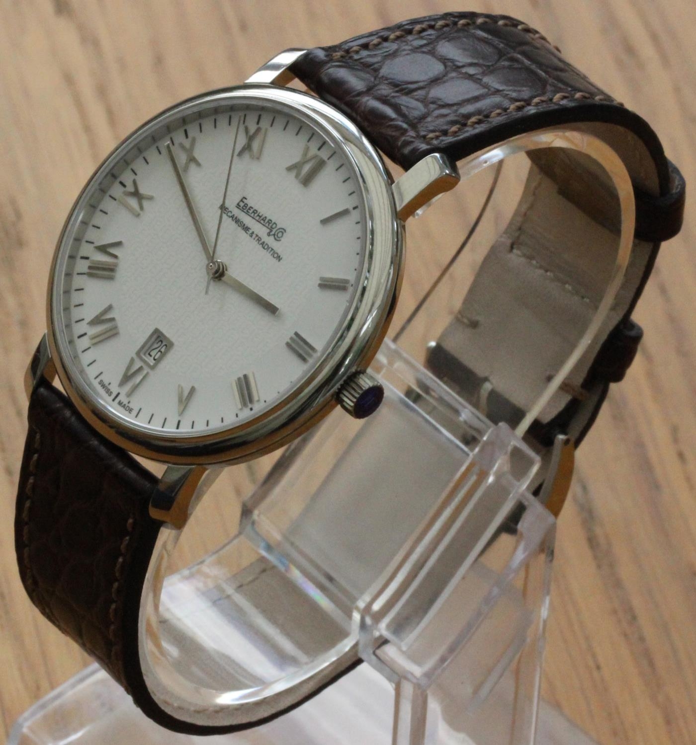 Aliante' Wristwatch by Eberhard & Co Model 21121. An excellent condition gentleman's stainless steel - Image 3 of 9