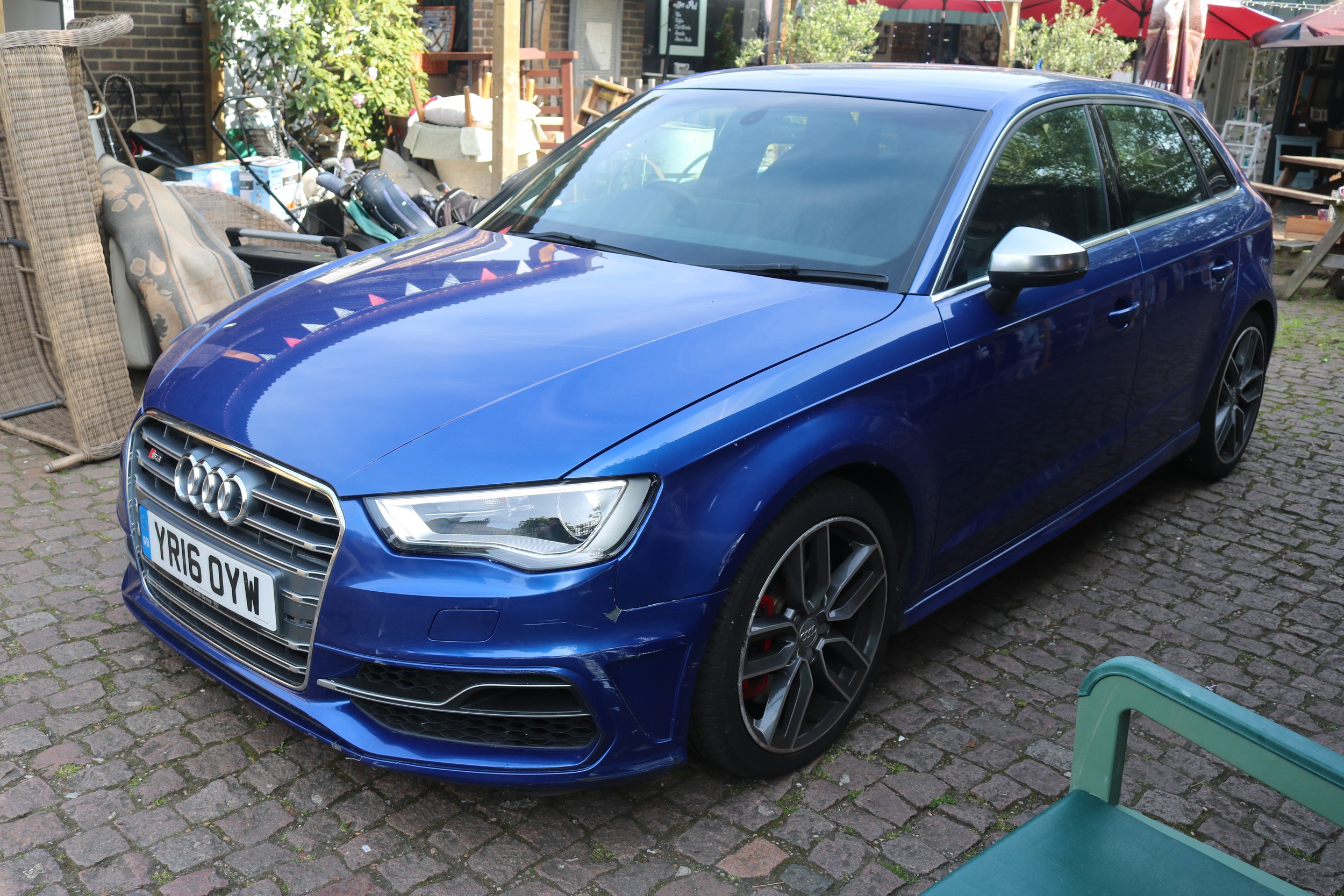 Audi A3 Sportback S3 TFSI Quattro 5dr S Tronic (Nav) 2016 Blue Automatic 2 Litre with 3 Keys Logbook - Image 3 of 18
