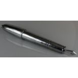 Rare Large White Metal Fountain Pen Retail Display. Large fountain pen probably created as a