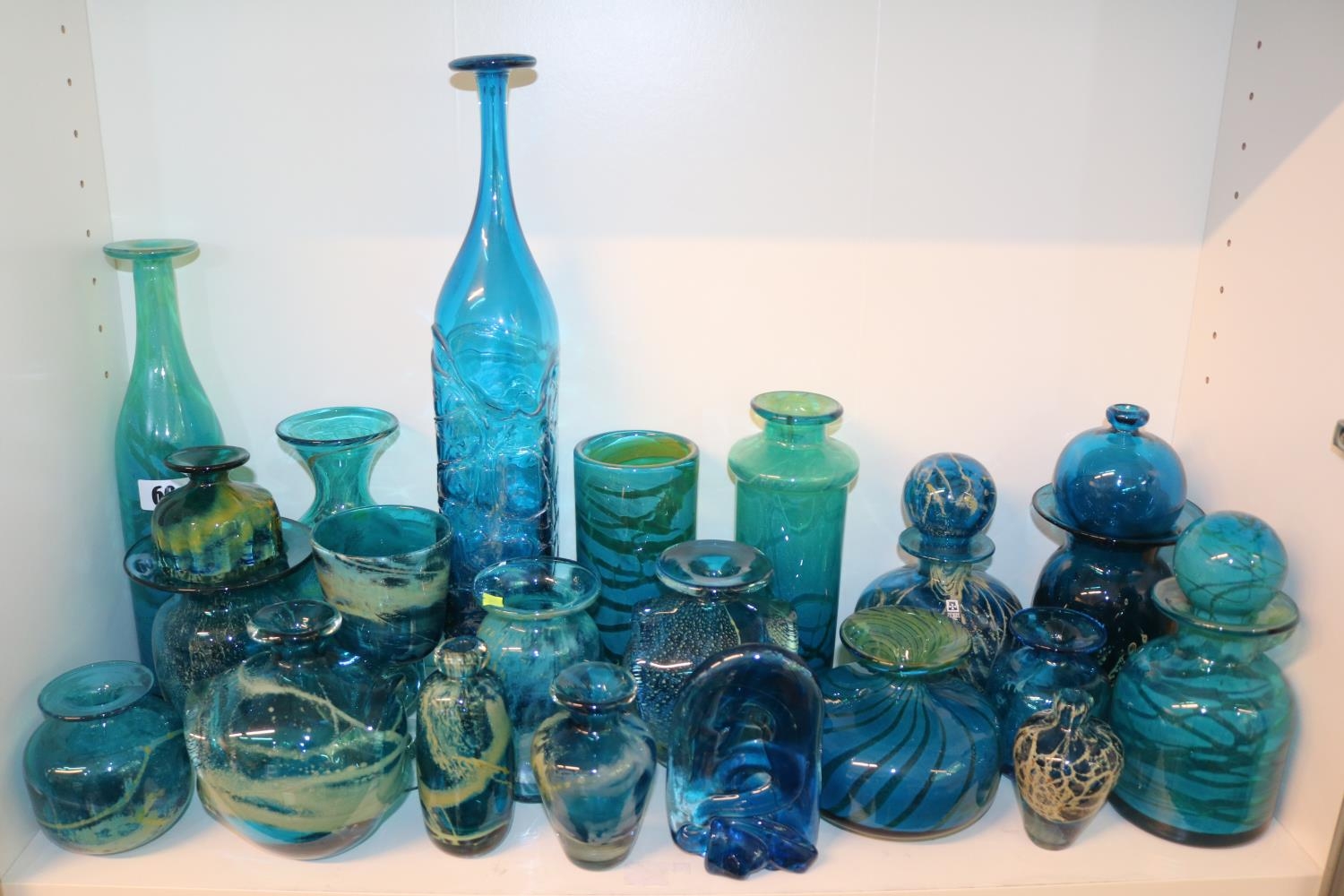 Mdina Glass of Malta. Collection of 1970s and later Mdina glass to include Strapped vase, Ming, - Image 2 of 4