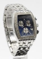 Ingersoll Gems Diamonds Stainless Steel Inc Box. IN34159 Serial Number 14292. All stainless steel.