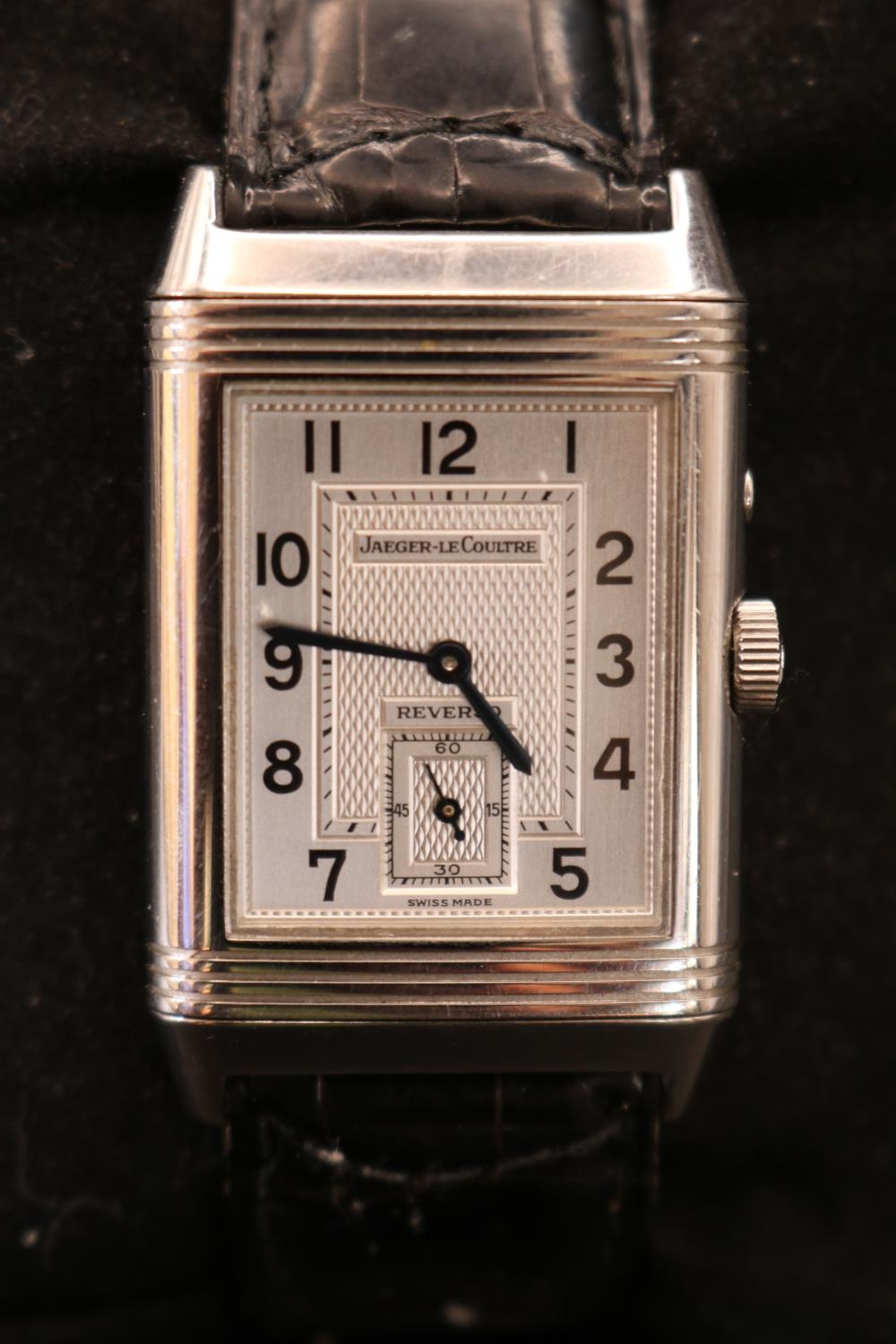 Jaeger LeCoultre Reverso, Day & Night manual wind Swiss movement with box & papers. Reference no - Image 2 of 4