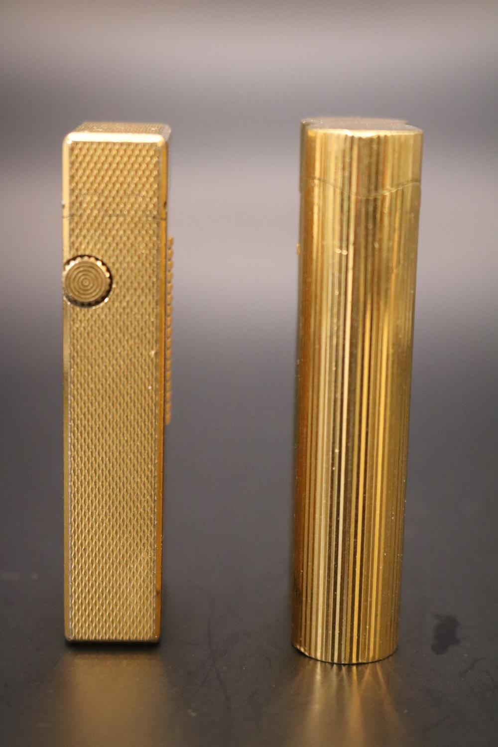 Dunhill: Gold Plated Dunhill S Type lighter 20 Microns C56589 & Another Gold Plated Dunhill - Image 2 of 5