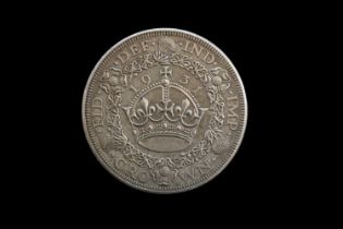 Great Britain Silver King George V Wreath Crown 1931, silver wreath crown 4,056 issued 38mm in