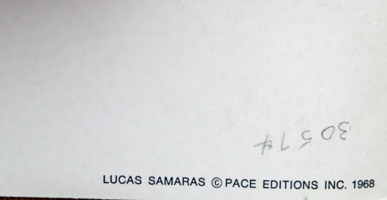 "Burning Match" Lucas Samaras (Greek b1936) Screenprint 1968. Printed by Pace Editions Inc.1968. - Image 3 of 3