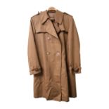 Christian Dior Monsieur Brown Trench Coat Mac retailed by Stoffels Small to medium size