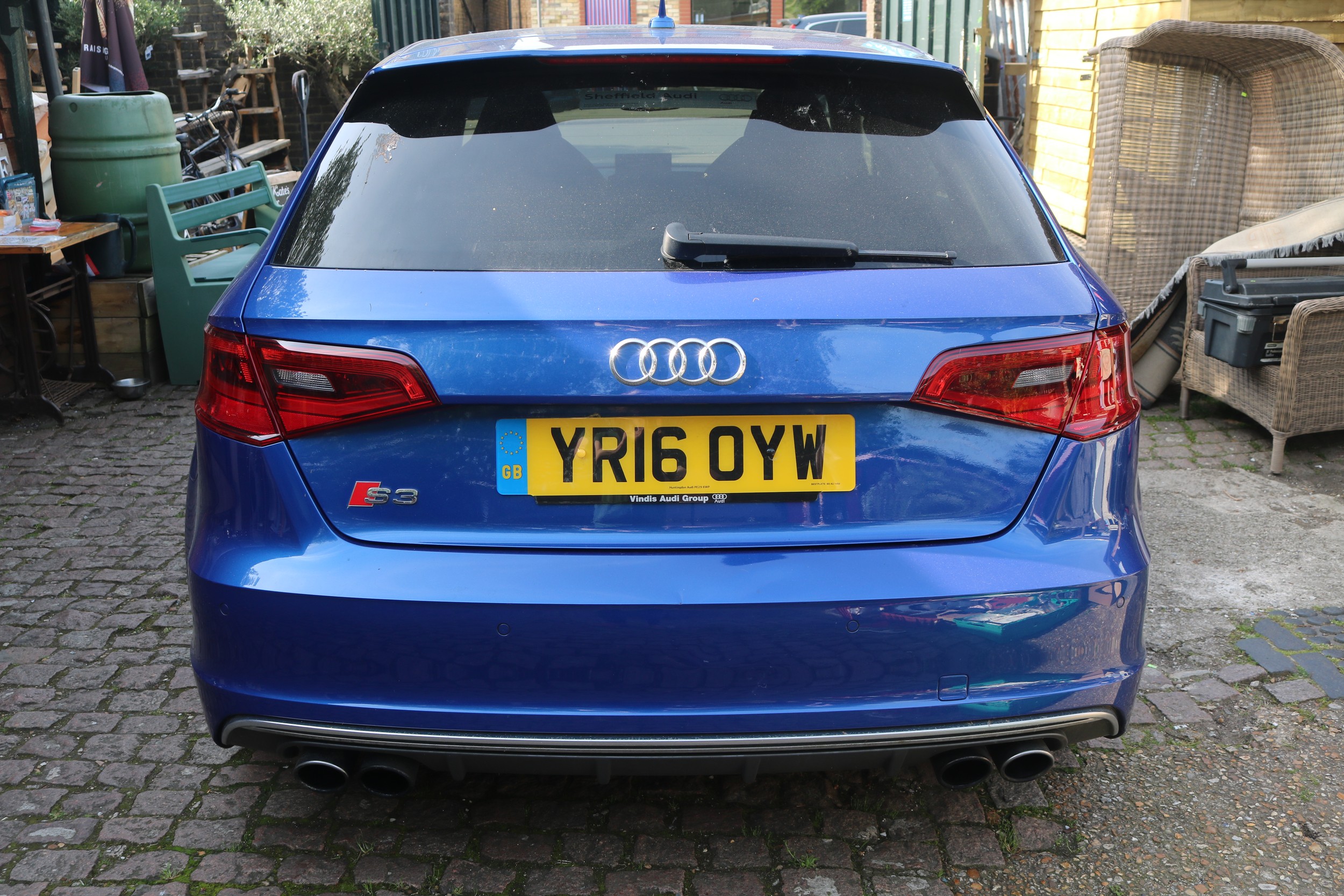 Audi A3 Sportback S3 TFSI Quattro 5dr S Tronic (Nav) 2016 Blue Automatic 2 Litre with 3 Keys Logbook - Image 10 of 18