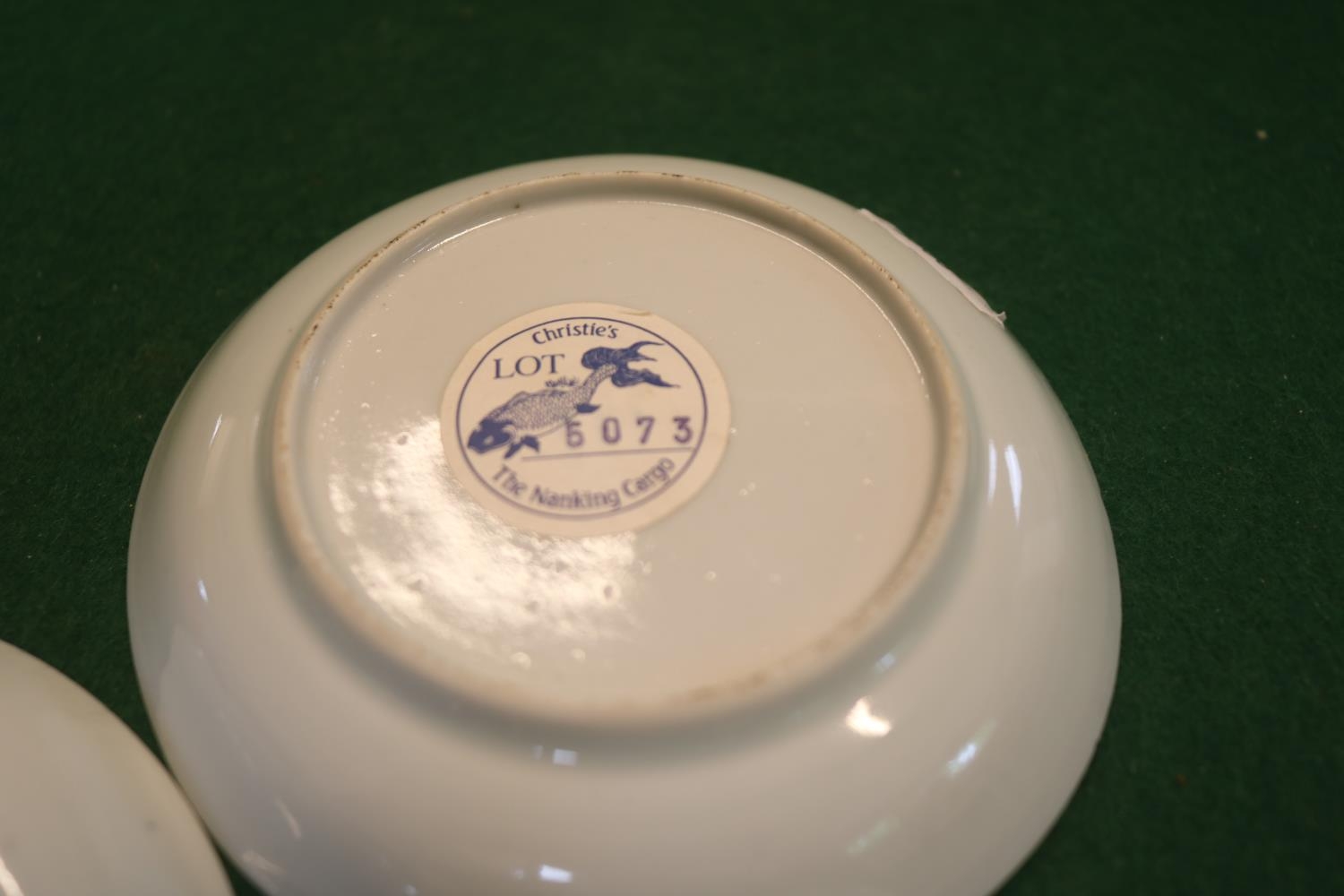 Collection of 18thC Nanking Cargo 1752 Tea bowls and Saucers recovered by Captain Michael Hatcher in - Image 9 of 10